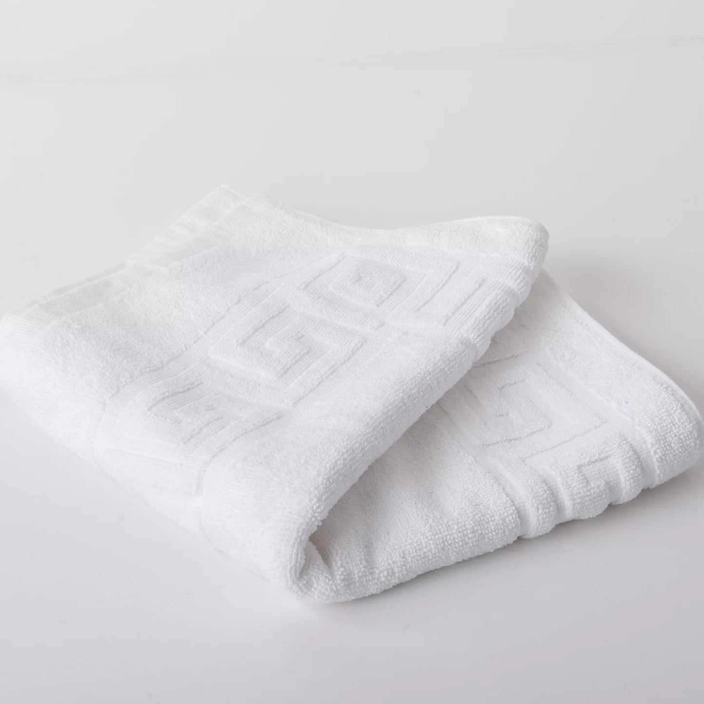 700GSM Greek Key Bath Mat