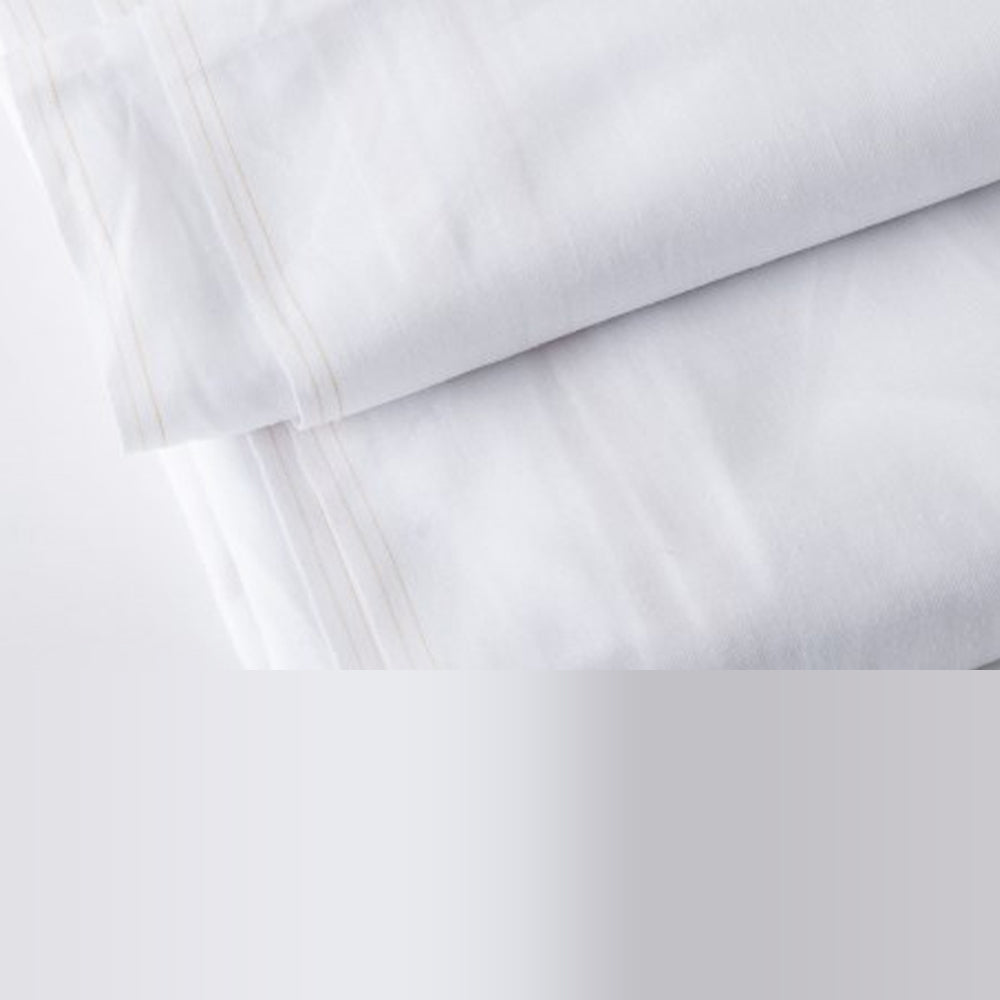 King Flat Sheet (Yellow Stitch)