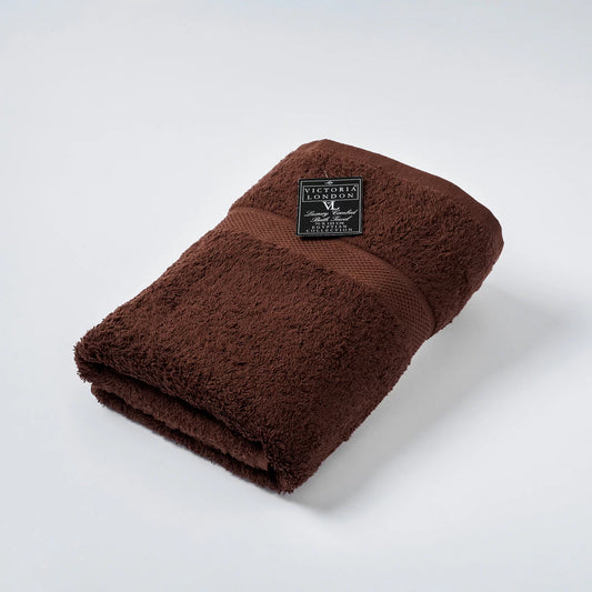 600GSM Combed Cotton Towels (Chocolate)