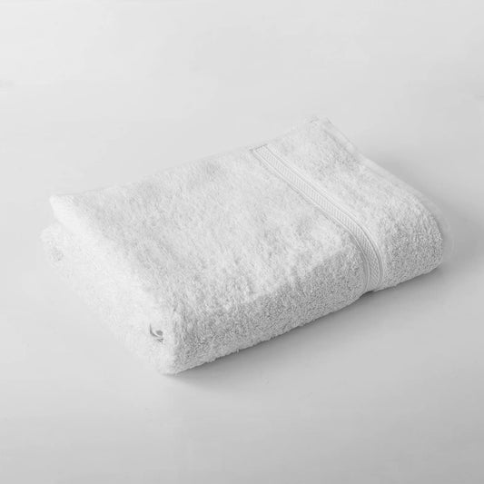 600GSM Combed Cotton Towels (White)
