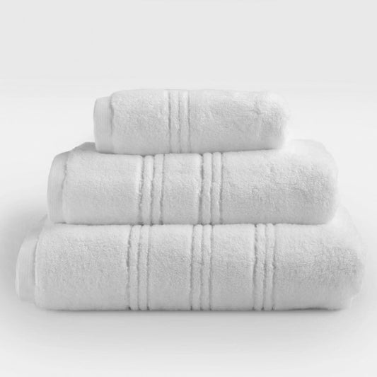 600GSM Opulence Zero Twist Premium Towels (Crystal White)