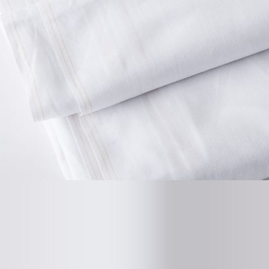 King Flat Sheet (Yellow Stitch)