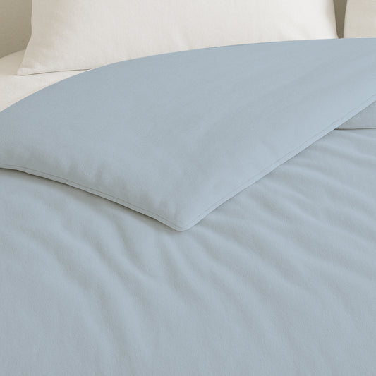 144TC Easy-Care Duvet Cover (Pale Blue)