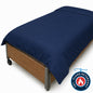 Flame Retardant Single Duvet Cover (Cream, Navy, Sky Blue)