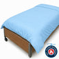Flame Retardant Single Duvet Cover (Cream, Navy, Sky Blue)
