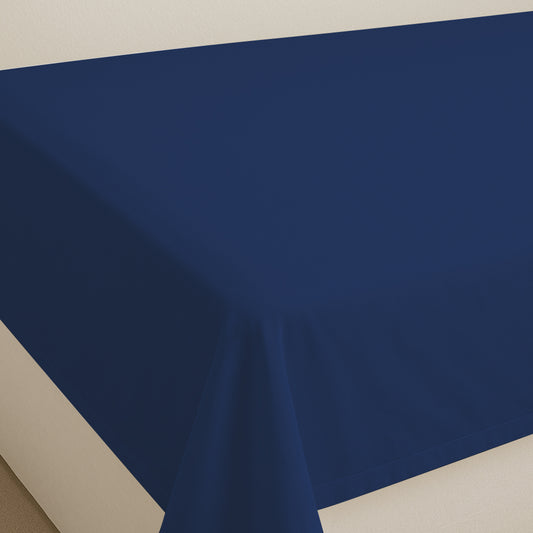 144TC Easy-Care Flat Sheet (Navy)